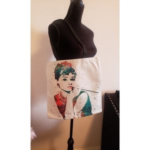 Audrey Hepburn Canvas Tote bag